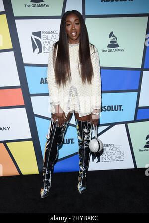 Estelle Arriving for the Essence's Annual Black Women in Music Event 8., das im Februar 9. 2017 im Neuehouse, Hollywood, Los Angeles, stattfindet Stockfoto