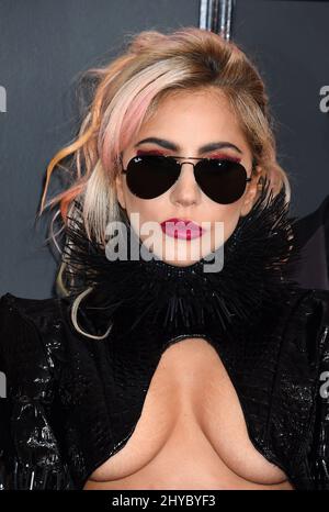 Lady Gaga nimmt an den Annual Grammy Awards 59. in Los Angeles Teil Stockfoto