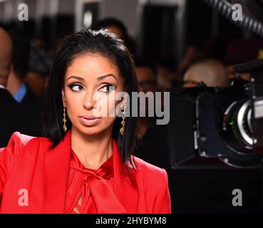 Mya nimmt an den Annual Grammy Awards 59. in Los Angeles Teil Stockfoto