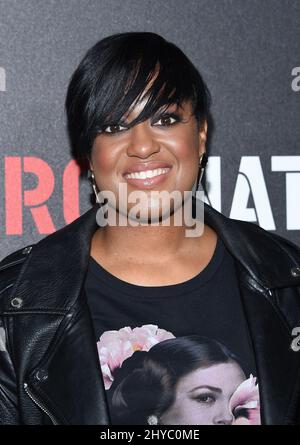 Rapsody, der an der Roc Nation teilnimmt, veranstaltet einen Pre-Grammy Brunch in Los Angeles Stockfoto