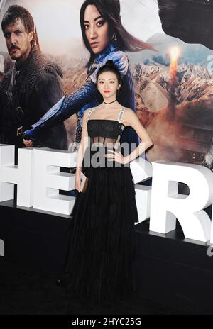 Jing Tian besucht die Great Wall - Los Angeles Premiere im TCL Chinese Theatre Stockfoto