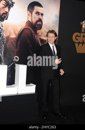 Willem Dafoe besucht die Great Wall - Los Angeles Premiere im TCL Chinese Theatre Stockfoto