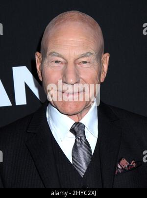 Patrick Stewart nimmt an der Sondervorstellung „Logan“ im Jazz im Lincoln Center in New York, USA, Teil Stockfoto