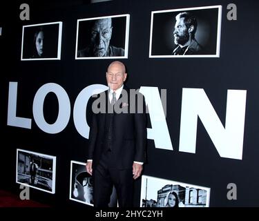 Patrick Stewart nimmt an der Sondervorstellung „Logan“ im Jazz im Lincoln Center in New York, USA, Teil Stockfoto