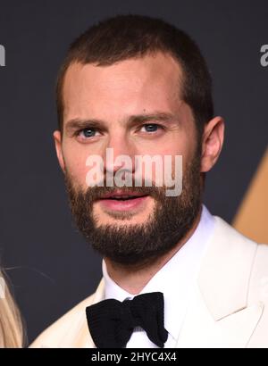 Jamie Dornan im Pressesaal bei den Academy Awards 89., die im Dolby Theater in Hollywood, Los Angeles, USA, abgehalten wurden. Stockfoto