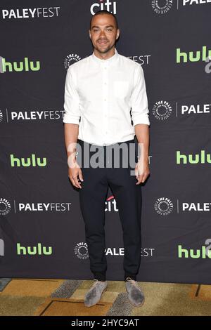 Jesse Williams bei der Ankunft am Paley Center for Media's 34. Annual PaleyFest for Grey's Anatomy in Los Angeles, 19. März 2017 Stockfoto