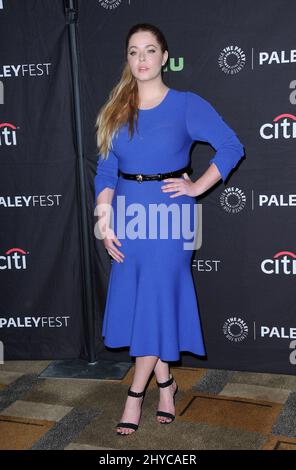 Sasha Pieterse, der beim jährlichen PaleyFest 34. im Dolby Theater, Los Angeles, am 25.. März 2017 in den Pretty Little Liars eintrifft Stockfoto