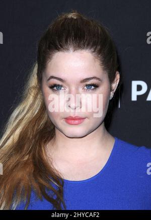 Sasha Pieterse, der beim jährlichen PaleyFest 34. im Dolby Theater, Los Angeles, am 25.. März 2017 in den Pretty Little Liars eintrifft Stockfoto