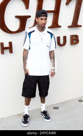 Rapper Tyga startet das große Eröffnungswochenende des Daylight Beach Clubs im Daylight Beach Club Stockfoto