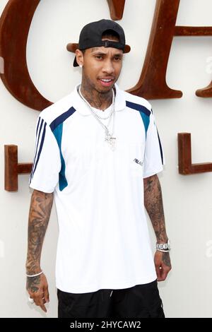 Rapper Tyga startet das große Eröffnungswochenende des Daylight Beach Clubs im Daylight Beach Club Stockfoto