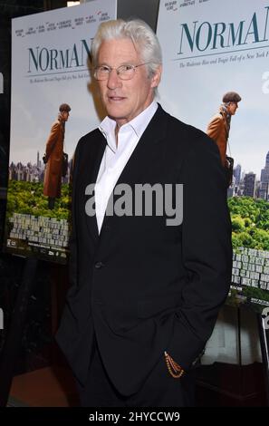 Richard Gere 'Norman' Los Angeles Premiere im Linwood Dunn Theater im Mary Pickford Center for Motion Picture Study Stockfoto