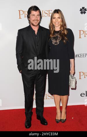 Christian Bale, Sibi Blazic bei der Promise US Premiere in Los Angeles Stockfoto