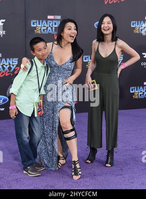 Ming-Na Wen bei der Weltpremiere von Guardians of the Galaxy Vol. 2 in Los Angeles Stockfoto