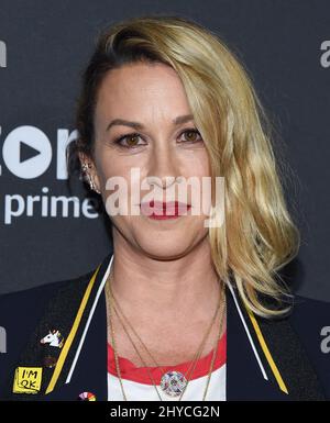 Alanis Morissette kommt zum FYC-Event für Amazon Videos „Transparent“, das im Hollywood Athletic Club in Los Angeles, USA, abgehalten wird Stockfoto