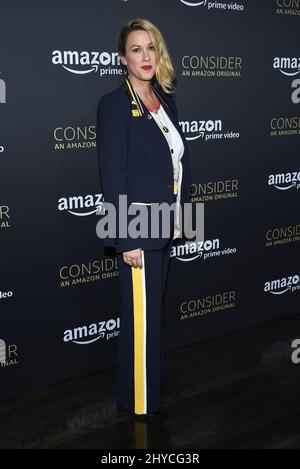 Alanis Morissette kommt zum FYC-Event für Amazon Videos „Transparent“, das im Hollywood Athletic Club in Los Angeles, USA, abgehalten wird Stockfoto