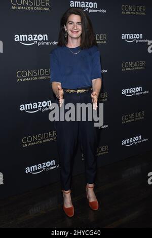 Gaby Hoffman kommt zum FYC-Event für Amazon Videos „Transparent“, das im Hollywood Athletic Club in Los Angeles, USA, abgehalten wird Stockfoto