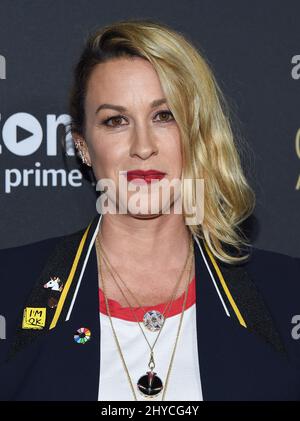 Alanis Morissette kommt zum FYC-Event für Amazon Videos „Transparent“, das im Hollywood Athletic Club in Los Angeles, USA, abgehalten wird Stockfoto