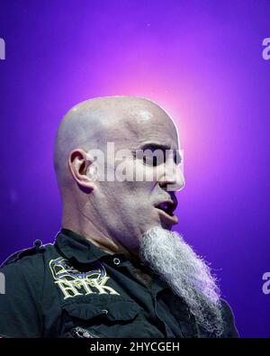 Scott Ian von Anthrax tritt beim Las Rageous Festival 2017 im Downtown Las Vegas Events Center auf Stockfoto