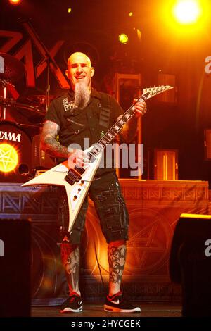 Scott Ian von Anthrax tritt beim Las Rageous Festival 2017 im Downtown Las Vegas Events Center auf Stockfoto