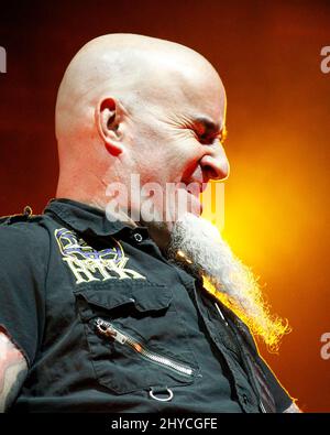 Scott Ian von Anthrax tritt beim Las Rageous Festival 2017 im Downtown Las Vegas Events Center auf Stockfoto