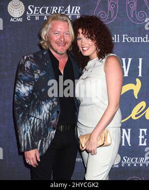 Phillip Sweet und Rebecca Arthur bei der T. J. Die Martell Foundation heiratet Essen, Wein und Musik beim jährlichen Nashville Best Cellars Dinner 18. im Omni Hotel Nashville in Nashville, USA Stockfoto