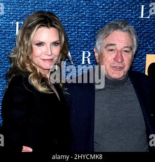 Michelle Pfeiffer & Robert De Niro bei der New Yorker Premiere „The Wizard of Lies“, die am 11. Mai 2017 im Museum of Modern Art stattfand Stockfoto