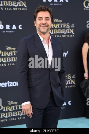 Javier Bardem besuchte Disneys Premiere „Pirates of the Caribbean: Dead Men Tell No Tales“ in Los Angeles Stockfoto
