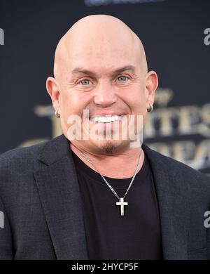 Martin Klebba besuchte Disneys Premiere „Pirates of the Caribbean: Dead Men Tell No Tales“ in Los Angeles Stockfoto