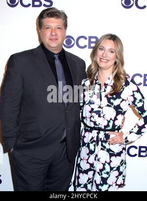 Zoe Perry & Lance Barber nehmen an der CBS 2017 im Vorfeld Teil, die am 17. Mai 2017 im Plaza Hotel stattfand Stockfoto