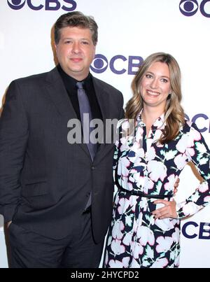 Zoe Perry & Lance Barber nehmen an der CBS 2017 im Vorfeld Teil, die am 17. Mai 2017 im Plaza Hotel stattfand Stockfoto