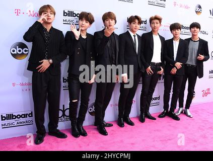 BTS nimmt an den Billboard Music Awards in Las Vegas Teil Stockfoto