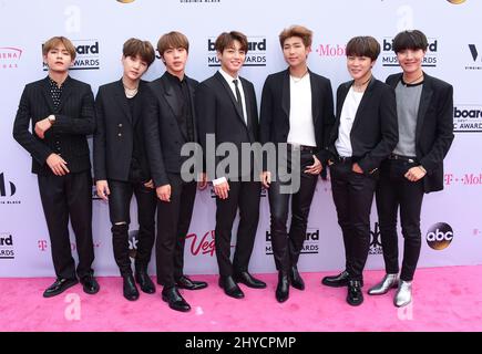 BTS nimmt an den Billboard Music Awards in Las Vegas Teil Stockfoto