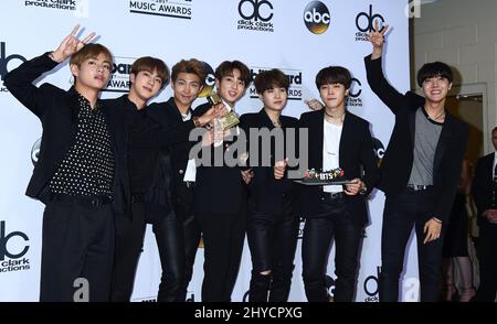 BTS nimmt an den Billboard Music Awards in Las Vegas Teil Stockfoto