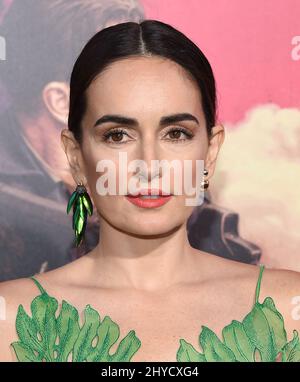 Ana de la Reguera bei der Premiere von „The Baby Driver“ im Ace Hotel Downtown in Los Angeles, USA Stockfoto