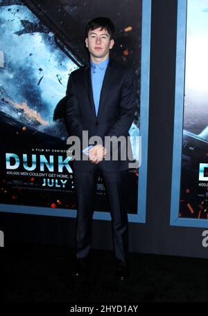 Barry Keoghan 'DUNKIRK' US-Premiere am 18. Juli 2017 auf dem AMC Loews Lincoln Square. Stockfoto