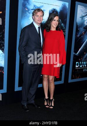 Christopher Nolan & Emma Thomas „DUNKIRK“ US-Premiere am 18. Juli 2017 auf dem AMC Loews Lincoln Square. Stockfoto