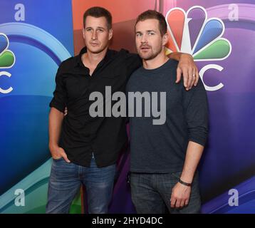 Brendan Fehr und Josh Kelly bei der NBC TCA Summer Press Tour 2017 im Beverly Hilton Hotel. Stockfoto