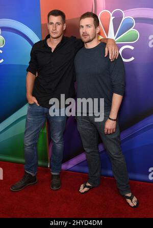 Brendan Fehr und Josh Kelly bei der NBC TCA Summer Press Tour 2017 im Beverly Hilton Hotel. Stockfoto