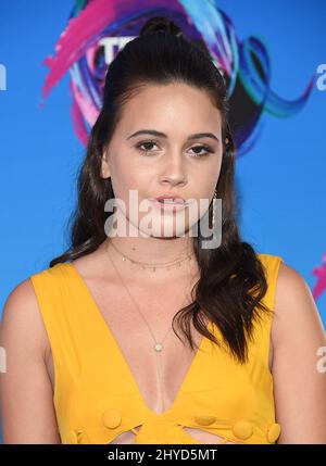 BEA Miller nimmt an den Teen Choice Awards 2017 im Galen Center in Los Angeles, USA, Teil Stockfoto