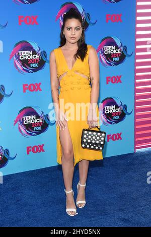 BEA Miller nimmt an den Teen Choice Awards 2017 im Galen Center in Los Angeles, USA, Teil Stockfoto