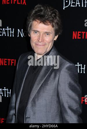 Willem Dafoe bei der Premiere von „Death Note“ auf dem AMC Loews Lincoln Square in New York, USA Stockfoto