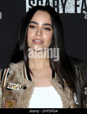 Sofia Carson besucht die Knott's Scary Farm und Instagram's Celebrity Night in Knott's Berry Farm Stockfoto