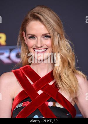 Lydia Hearst nahm an der Weltpremiere von Marvel „Thor: Ragnarok“ im El Capitan Theatre Teil Stockfoto