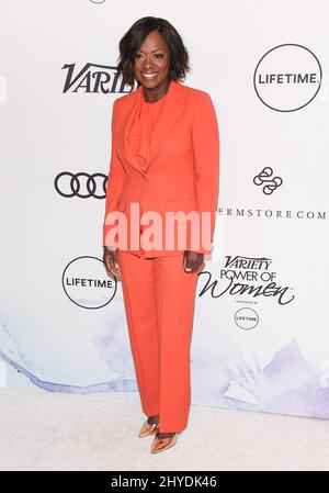 Viola Davis nimmt an The Variety's Power of Women: Los Angeles Teil, präsentiert von Lifetime, gehalten im Beverly Wilshire Hotel, USA Stockfoto