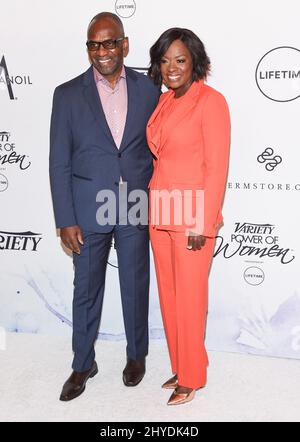 Viola Davis und Julius Tennon nehmen an der Variety's Power of Women: Los Angeles Teil, die von Lifetime im Beverly Wilshire Hotel, USA, veranstaltet wird Stockfoto
