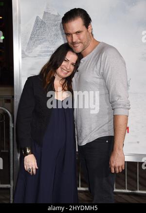 Holly Marie Combs bei der „Geostorm“-Weltpremiere im TCL Chinese Theatre IMAX in Los Angeles, USA Stockfoto