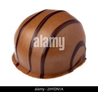 Schokolade candie isoliert auf weiß Stockfoto