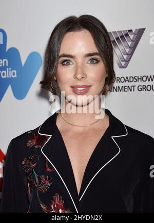 Ashleigh Brewer nimmt an der jährlichen Gala der Australier zum Film 6. Teil, die im Neuehouse Hollywood stattfindet Stockfoto