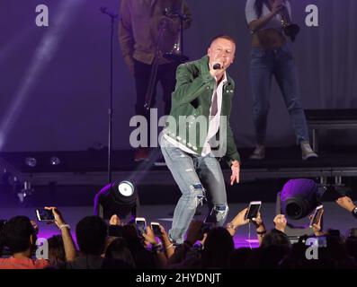 Macklemore nimmt an der fünften jährlichen Show „We Can Survive 2017“ von CBS Radio Teil, die die beliebtesten Künstler von heute zusammenbringt, um für eine würdige Sache zu sensibilisieren und Überlebende im Hollywood Bow zu feiern Stockfoto