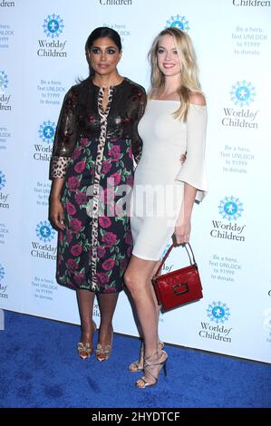 Lindsay Ellingson & Rachel Roy bei den World of Children Awards 2017 in der Park Avenue 583 in New York, USA Stockfoto